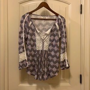 3/4 sleeve Anthropologie blouse
